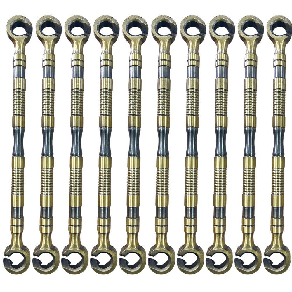 16 mm Stainless Steel Antique Golden Finish Rod Swing Chain Link's Jhula Hammock Saliya for Indoor Outdoor (Kalash -k-1) (Pack of 10) Long Life and Non-Rustic-image-36