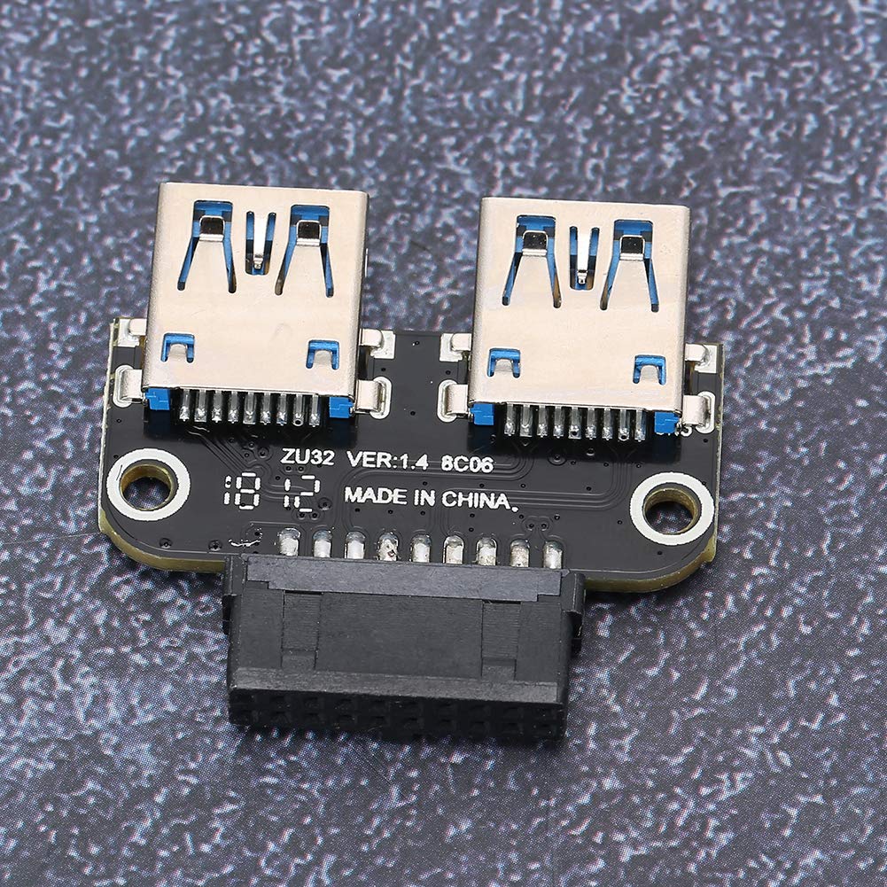 zdyCGTie USB 3,0 Connettore del pannello frontale a USB 3,0 da 20 pin Connettore otherboard