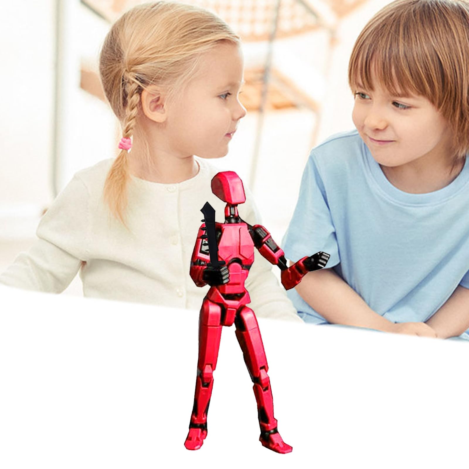 2 Stuks T13 Actiefiguur Set (Montage Voltooid) Titan 13 Actiefiguren Lucky 13 Robot Actiefiguur Actiefiguren Met Meerdere Gewrichten Desktopdecoraties Voor Spelliefhebbers Speelgoed