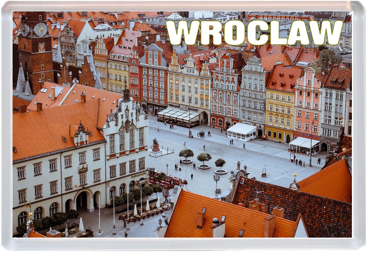 Wroclaw - Poland - Jumbo Fridge Magnet 96 x 67mm BBSFHM1627
