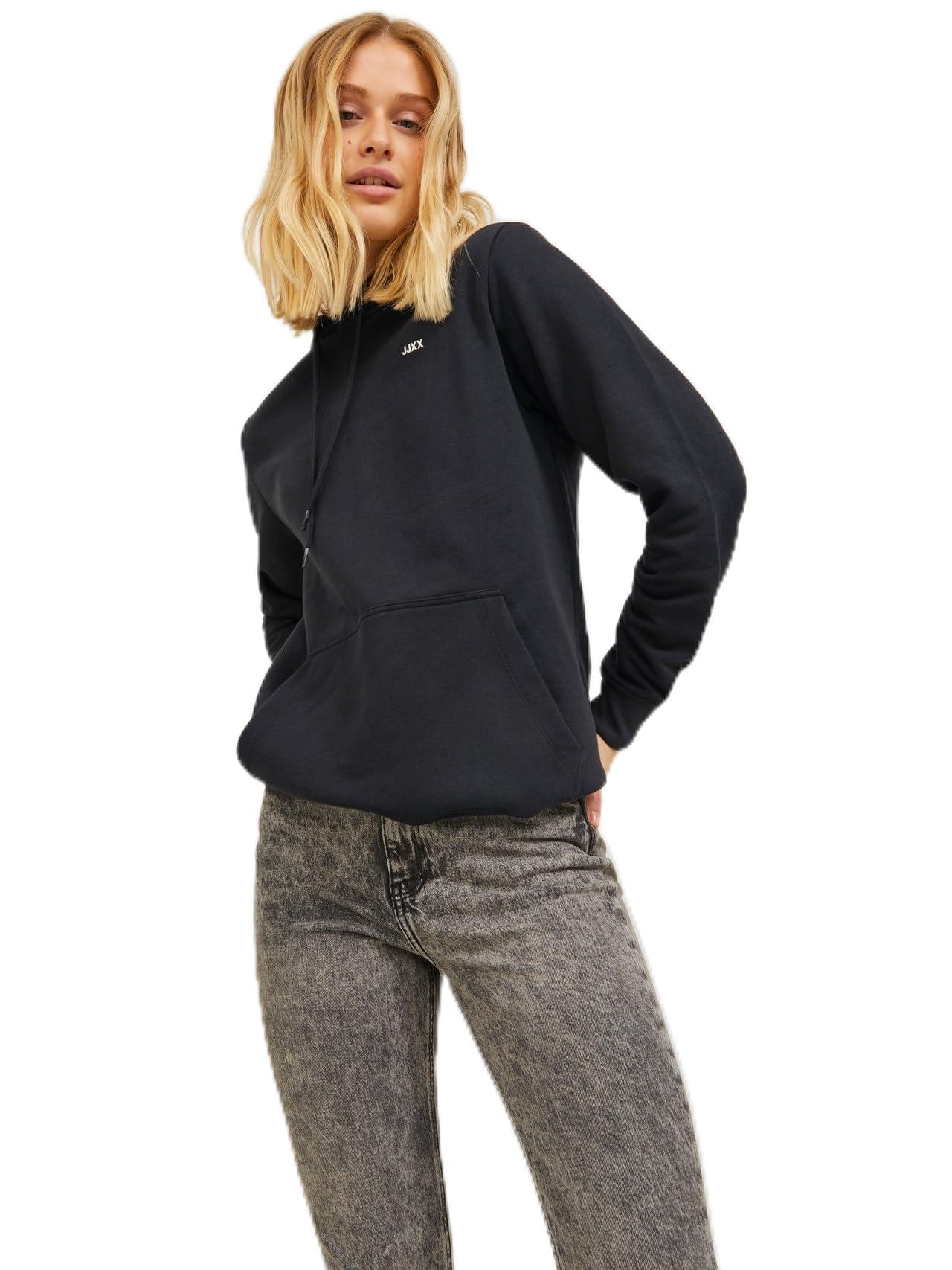 JXABBIE Hoodie | Relaxed Fit, Logo, Long Sleeves, Casual, Maximum temperature 40°C normal process
