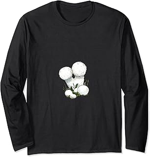 Meadow Puffball Fungus Lycoperdon Pratense Plant Long Sleeve T-Shirt