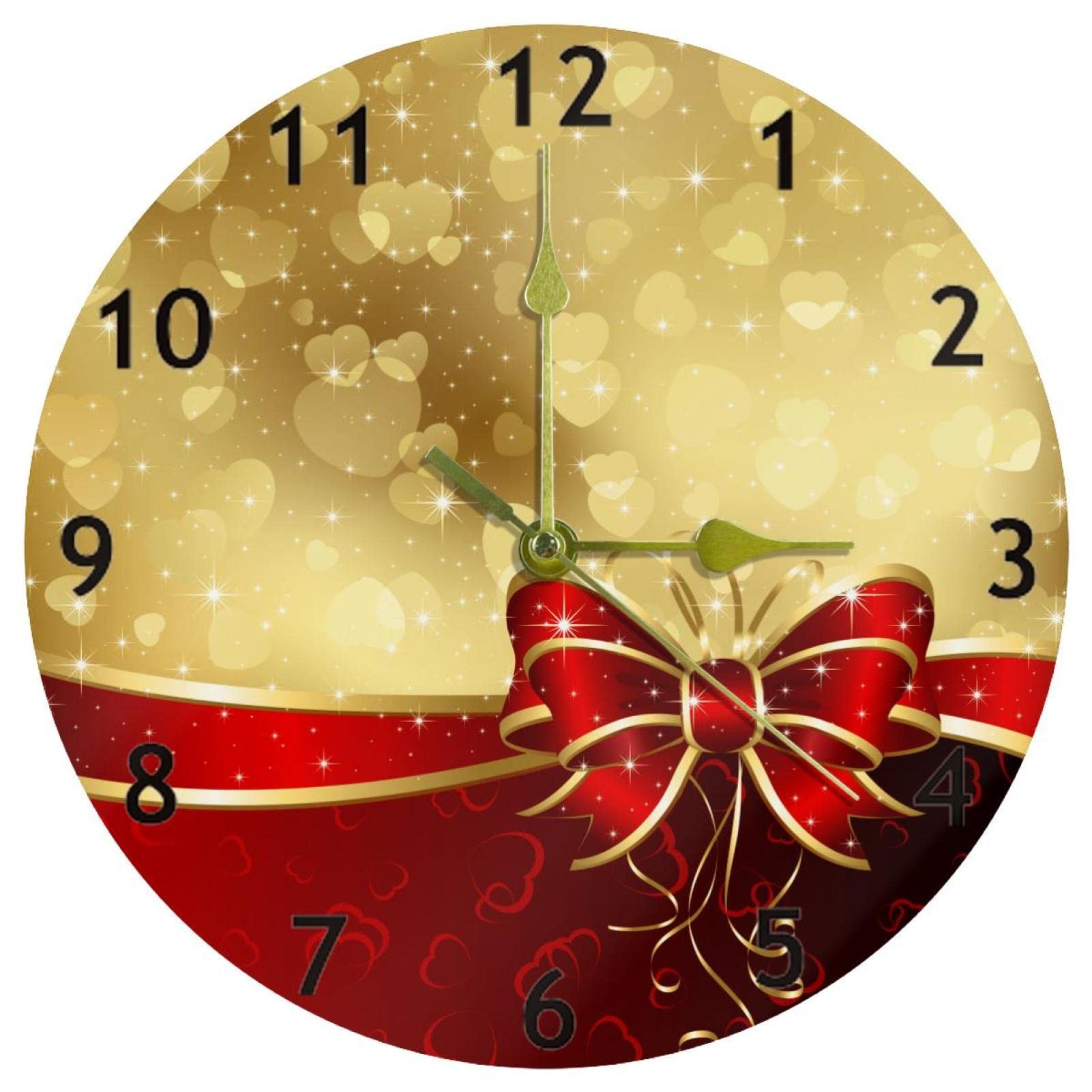 Horloge murale silencieuse sans tic-tac 25 cm pour école maison bureau
