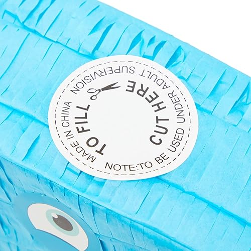 Miniatura 5 de BLUE PANDA Piñata de tiburón, piñata de pez con temática oceánica, decoraciones de cumpleaños de tiburón, decoración de fiesta bajo el mar (pequeña,