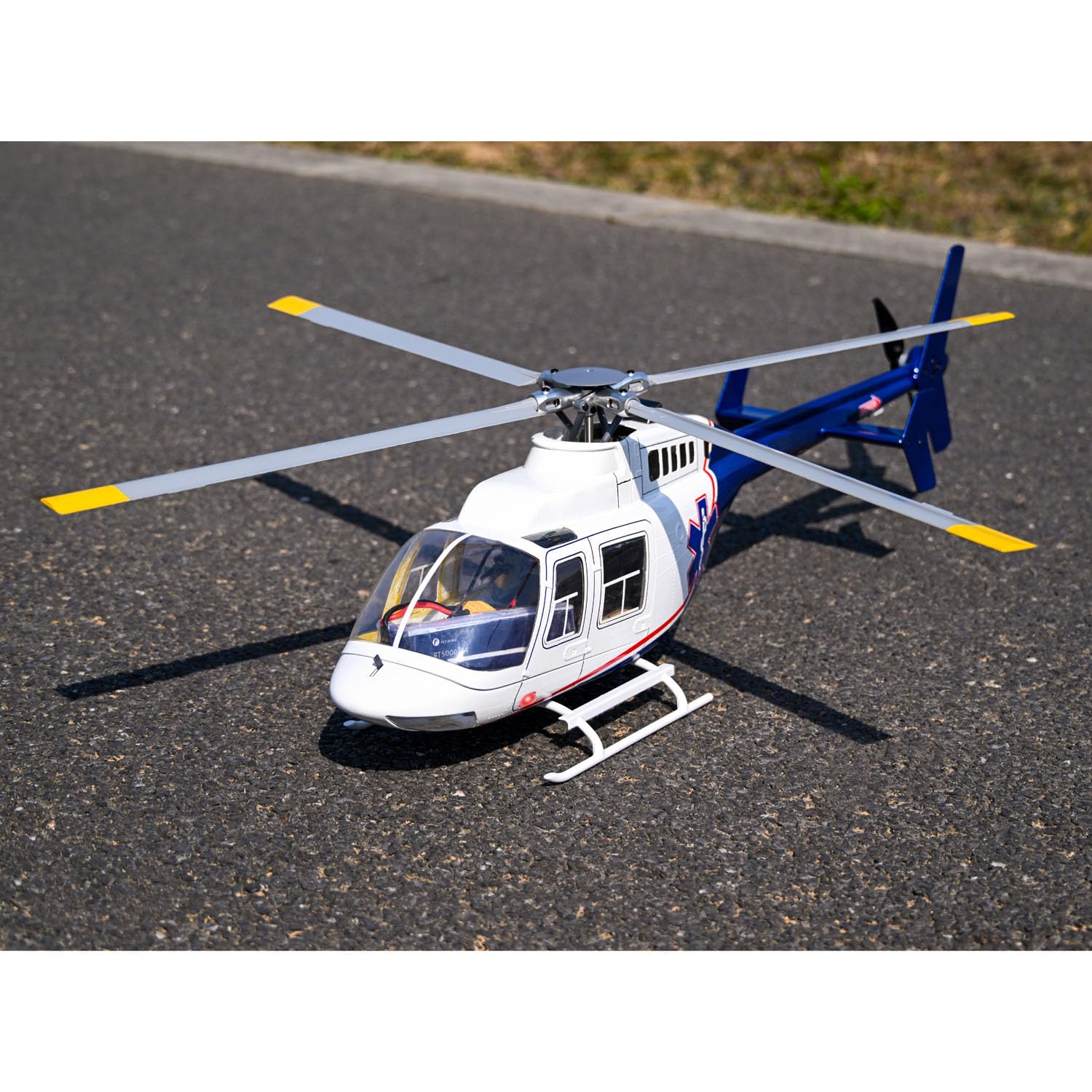 wheelfun Flywing Bell 407 elicottero telecomando 470 classe modello aereo One Click Return Brushless Motor RTR Flysky I6S Radio Batteria