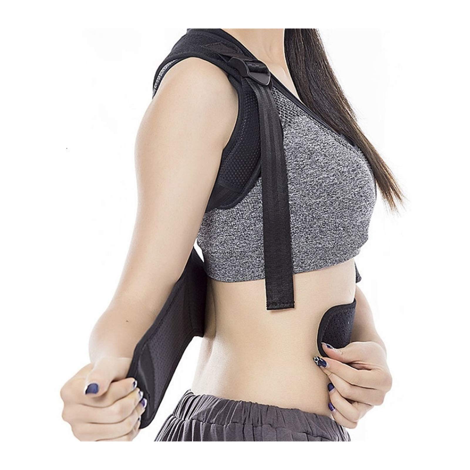 DSMYYXGS Corrector De Postura Ajustable para Hombre Y Mujer Protector De Hombro Banda De Vendaje para Dolor De Espalda