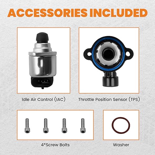 Miniatura 8 de maXpeedingrods Conjunto de cuerpo del acelerador de 4.016 in con sensor de posición del acelerador TPS IAC para Chevy LSX LS LS1 LS2 LS7 Plata