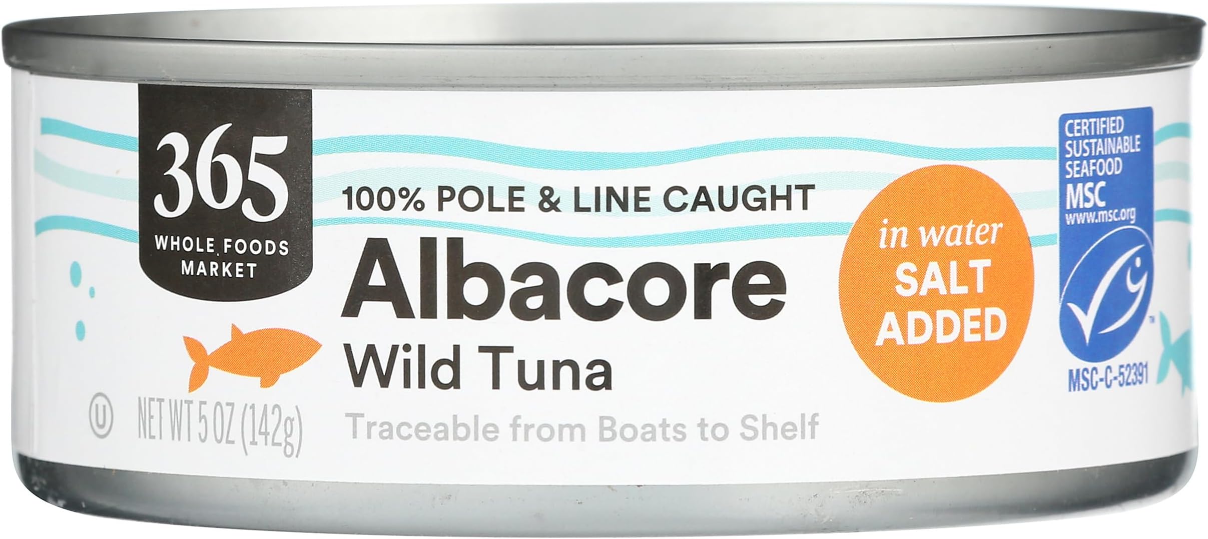365 by Whole Foods Market, Albacore Tuna in Water, 5 Ounce