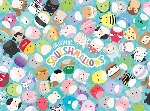 Buffalo Games - Squishmallow - Squishmallow Friends - Rompecabezas de 1000 piezas para adultos, rompecabezas desafiante perfecto para noches de juego