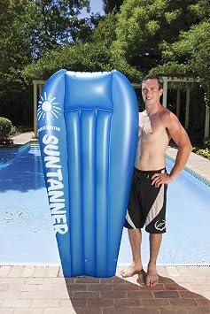 Poolmaster Suntanner Inflatable Swimming Pool Float Mattress, Assorted Color