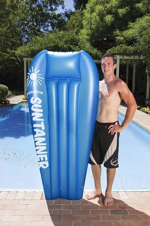 Poolmaster Suntanner Inflatable Swimming Pool Float Mattress, Assorted Color
