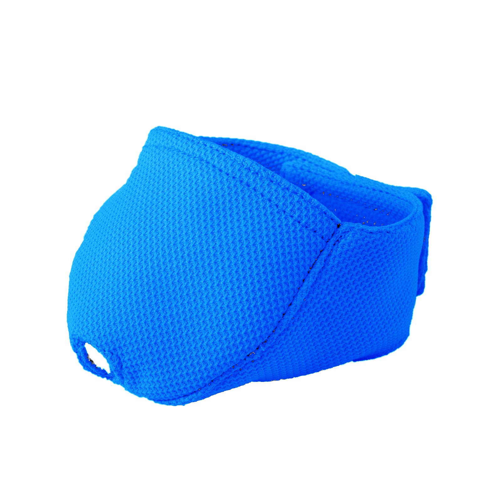 OHCOZZY Museruola Gatto con Rete Traspirante, Maschera per La Bocca del Gatto per Prevenire I Morsi e La Masticazione(L, Blu)