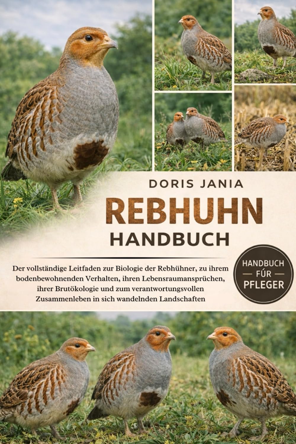 REBHUHN-HANDBUCH: Der vollständige Leitfaden zur Biologie der Rebhühner, zu ihrem bodenbewohnenden Verhalten, ihren Lebensraumansprüchen, ihrer ... Zusammenleben in sich wandelnden Landschaften