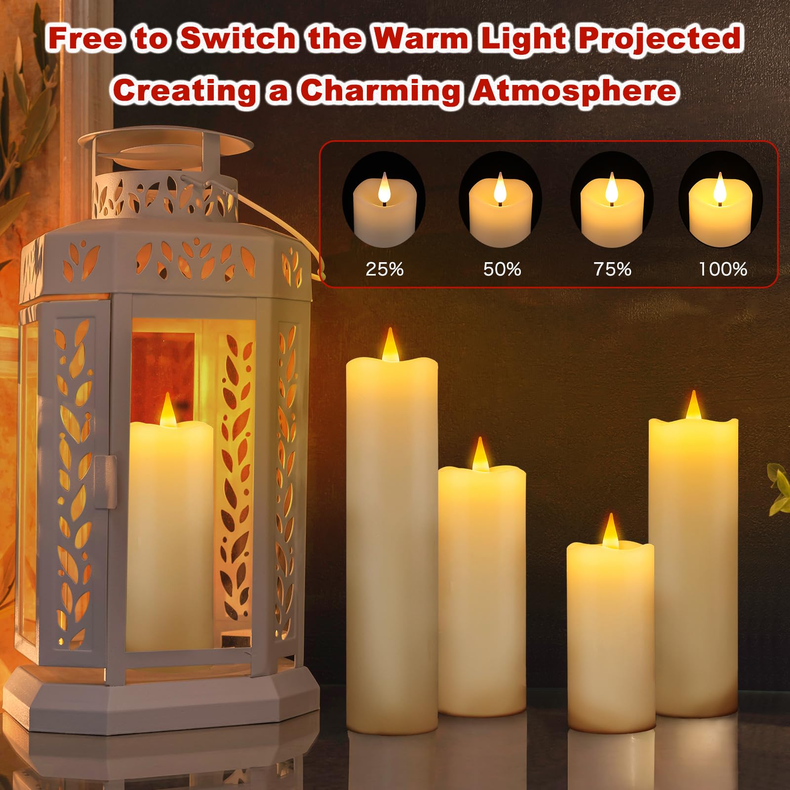 Candele ricaricabili senza fiamma con telecomando e timer, confezione da 9 candele LED tremolanti USB rivestite con vera cera per Halloween, Natale, casa, matrimoni e festività (sei
