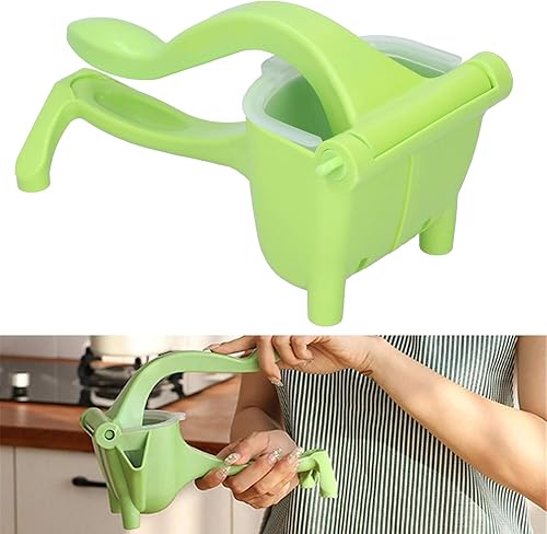 Miniatura 6 de Exprimidor manual de exprimidor, exprimidor de frutas cítricas de mano para limones, manzanas, limón, sandías, verde