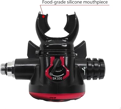 SK100 Scuba Regulator Set - Scuba Diving Regulator - Dive Regulator Set with Hose, Piston First Stage, Aluminum Second Stage