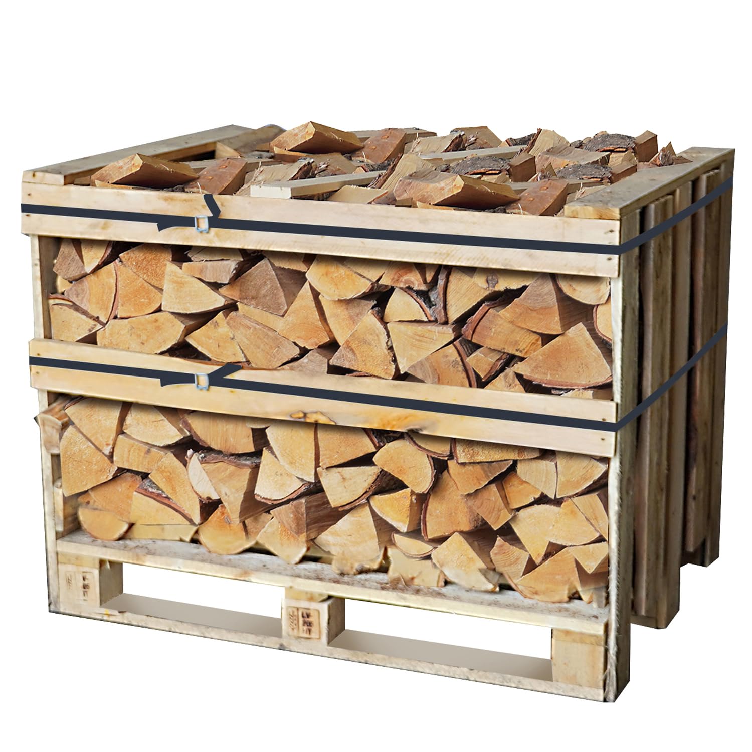 Ecoblaze Kiln Dried Birch Firewood Standard Crate Hardwood Logs Ready To Burn from B&Q