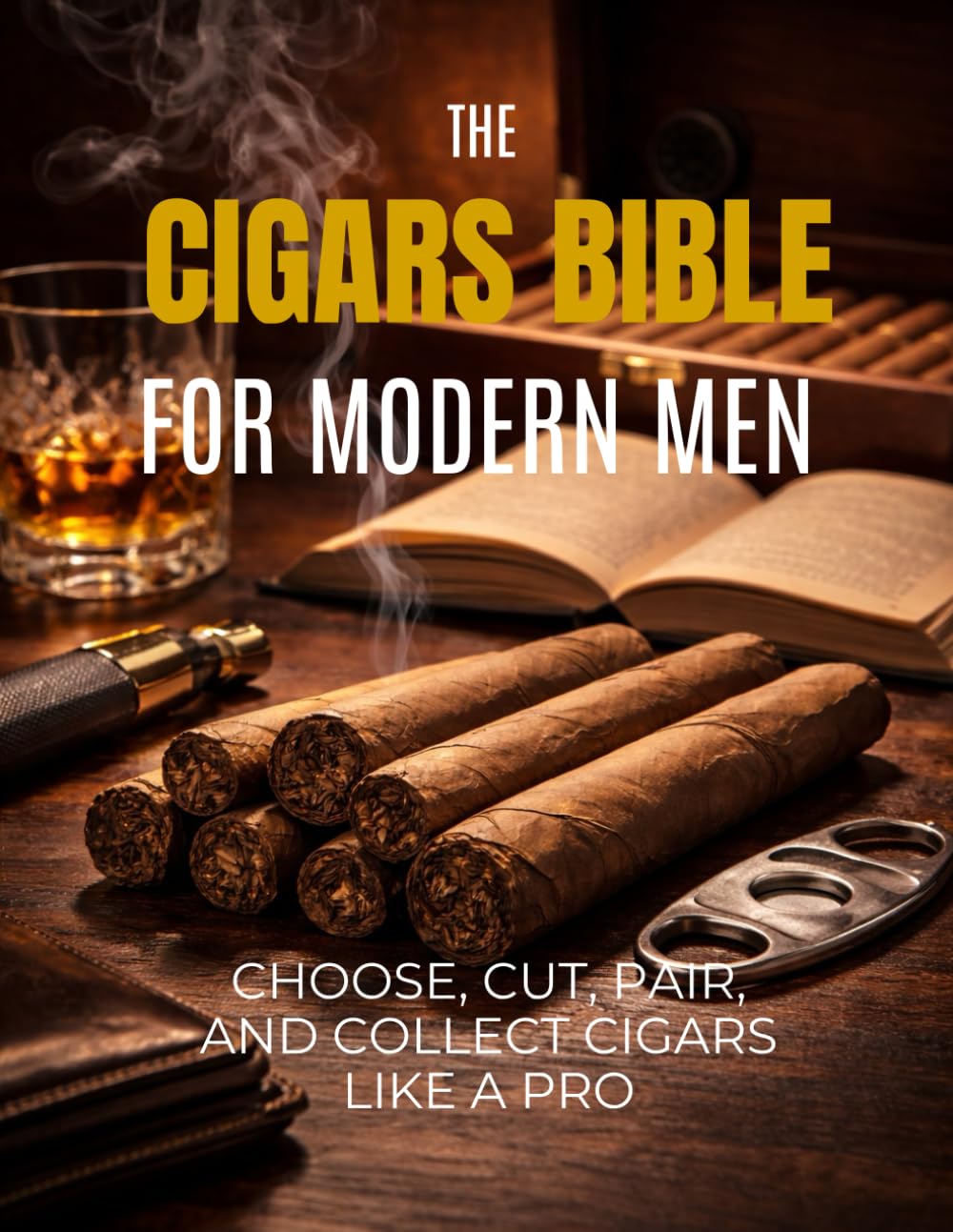 The Cigar Bible for Modern Men: The Complete Step-by-Step System to Choose, Cut, Pair, and Collect Cigars Like a Pro — With Style and Confidence, Without Feeling Lost or Judged in Any Lounge