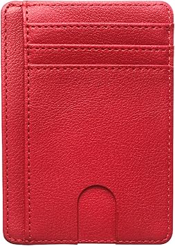 Credit Card Case, RFID Minimalist Leather Multi Card Holder