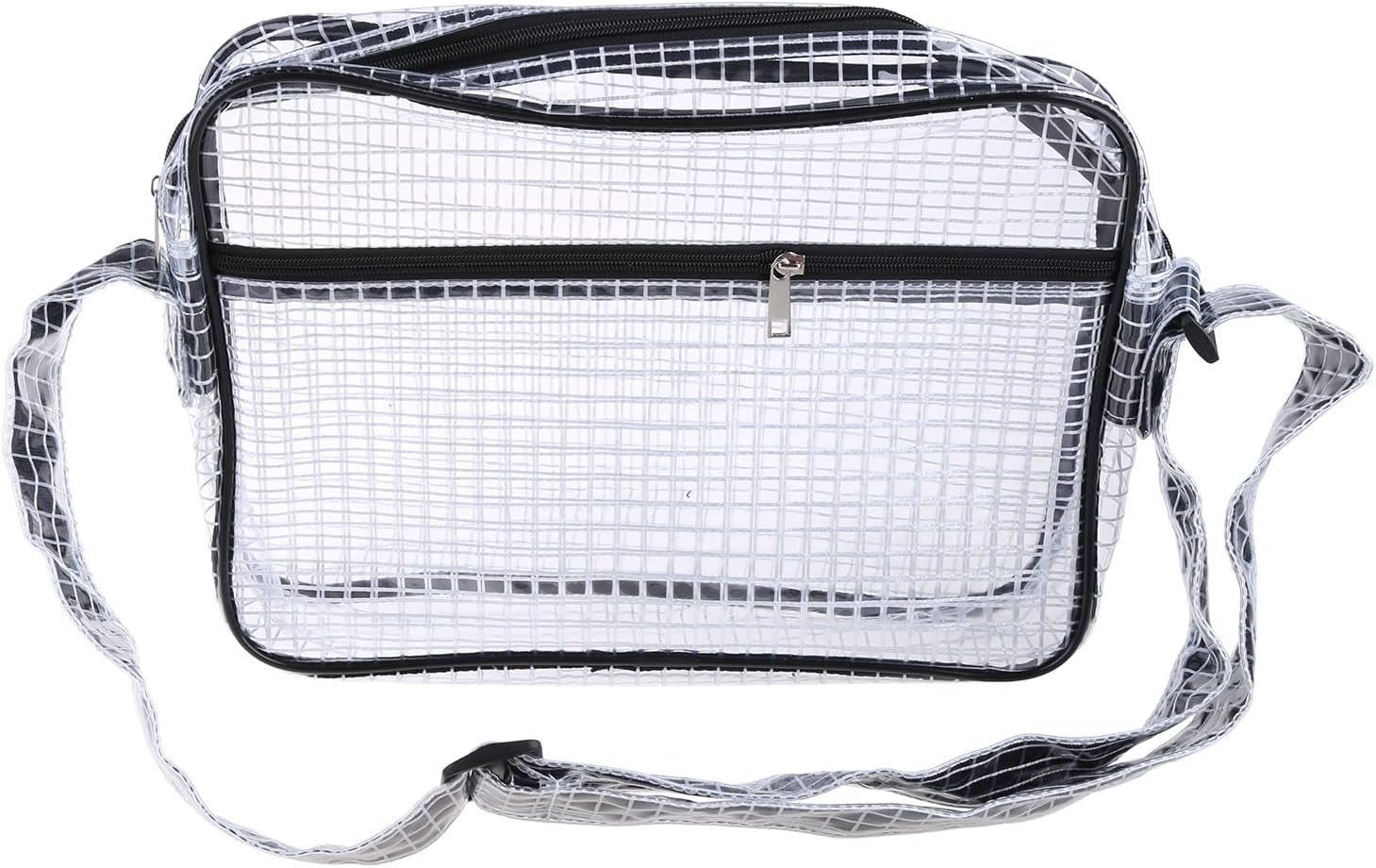 Clear Engineer Tool Bag Anti-Static Cleanroom Engineer Bag for Semiconductor Cleanroom Clear PVC Bags Satchel Crossbody Messenger, Transparently