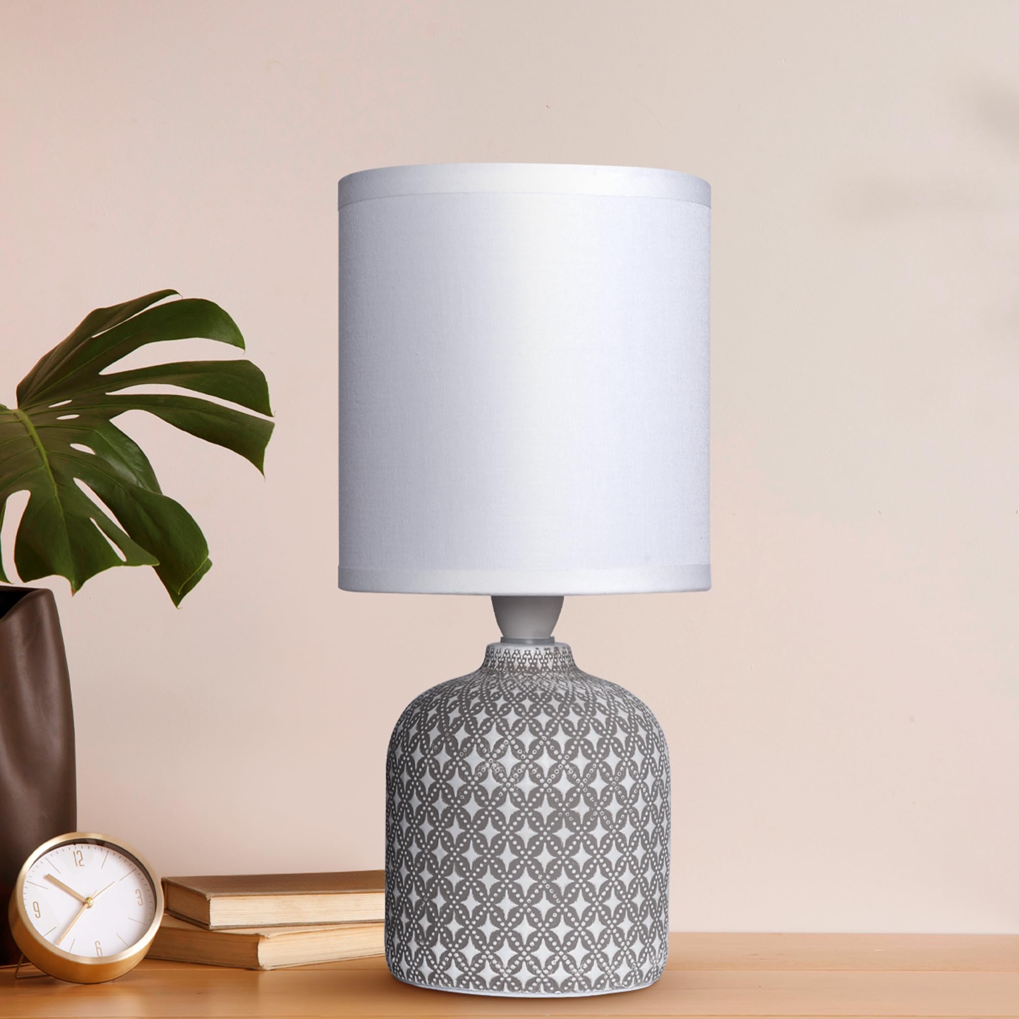 MAGIK Moroccan Mist Table Lamp (Grey) Concrete Base, 5W E14 Base Bulb Included, for Bedroom, Dining, Living Room (B0CZXT489W) Amazon Price History, Amazon Price Tracker