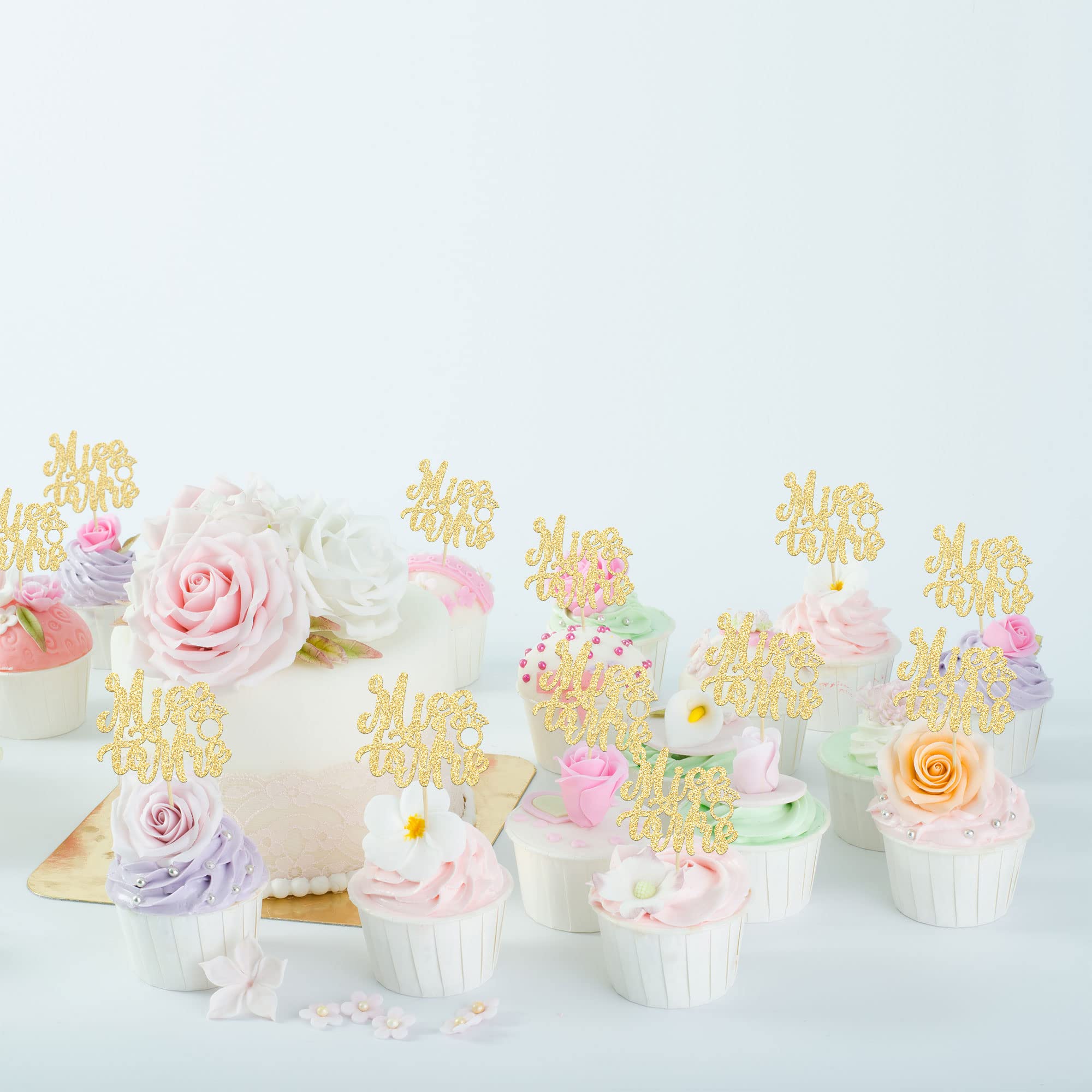 Bride To Be Party Cake Topper, Or, Argent, Acrylique, Mariage, Enterrement De Vie De Jeune Fille, DIY Dessert Decoration, 2Pcs, Set