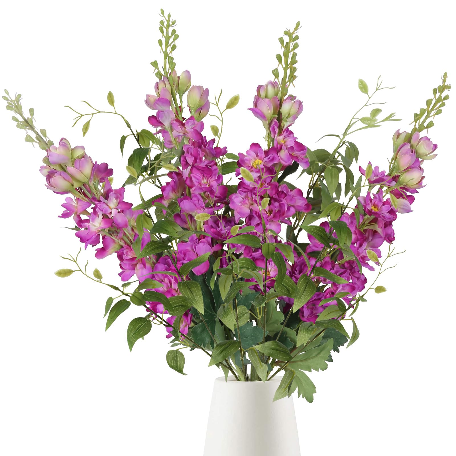 Amazon.com: ICBOX Fuschia Pink Flowers Artificial Delphinium Combo