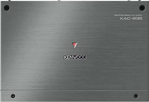 KENWOOD KAC-835 Class D 5-Channel Power Amplifier 1600W All-in-One Amp for Superior Sound Quality, Versatility, and Advanced Protection