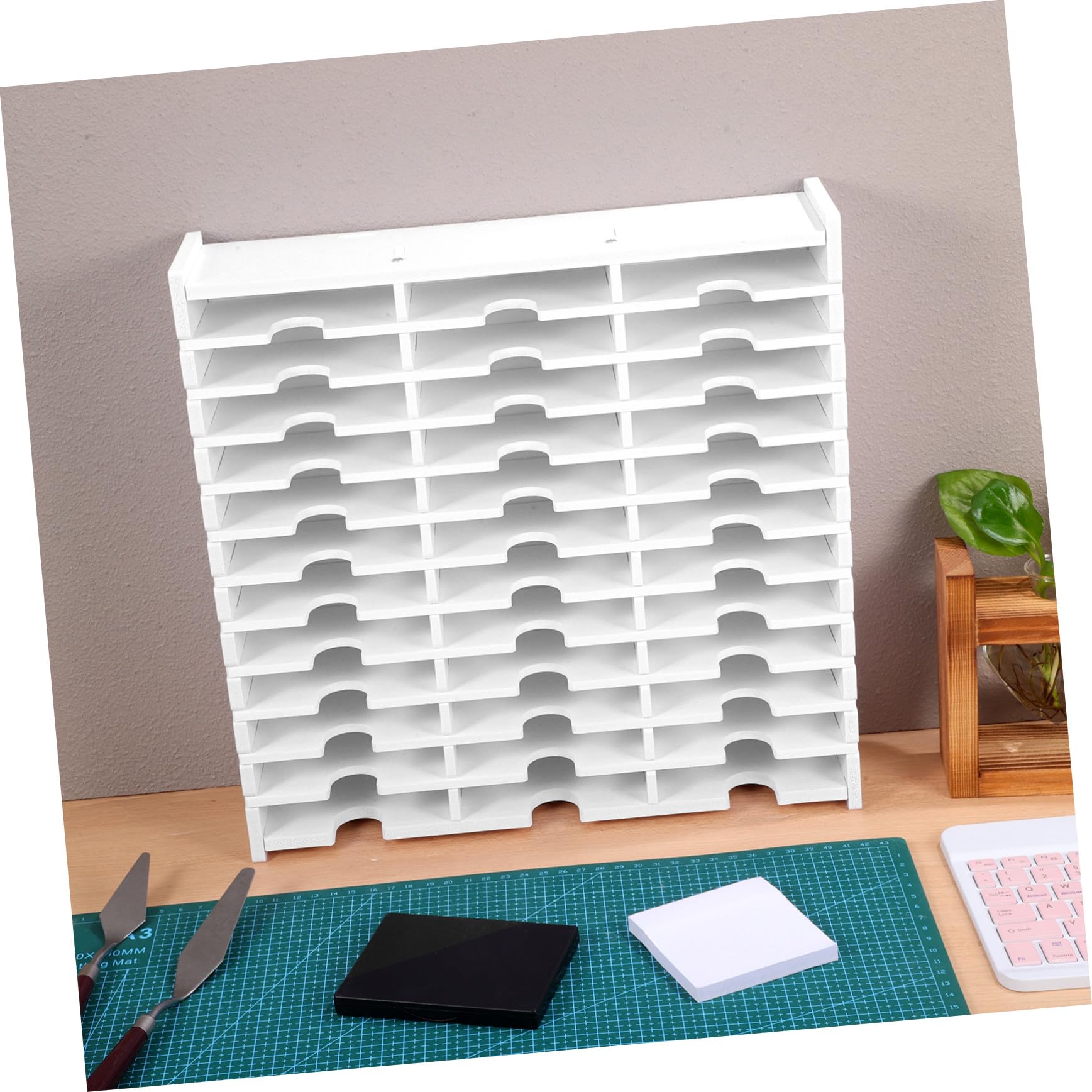 Scatola Porta CD e Dvd in Pvc Bianco per Ufficio e Regalo, Organizer Compatto Protezione Efficiente da Urti e Graffi per Custodie e Dischi
