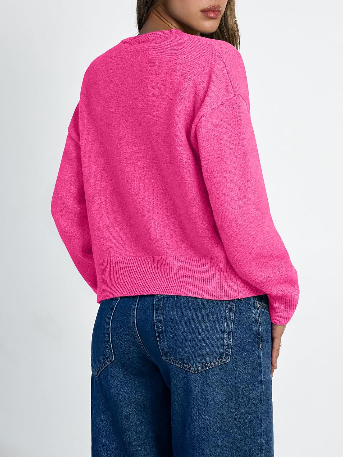  Womens Lightweight Cardigan Cropped Knit Fall Cute Sweaters 2026 thumbnail