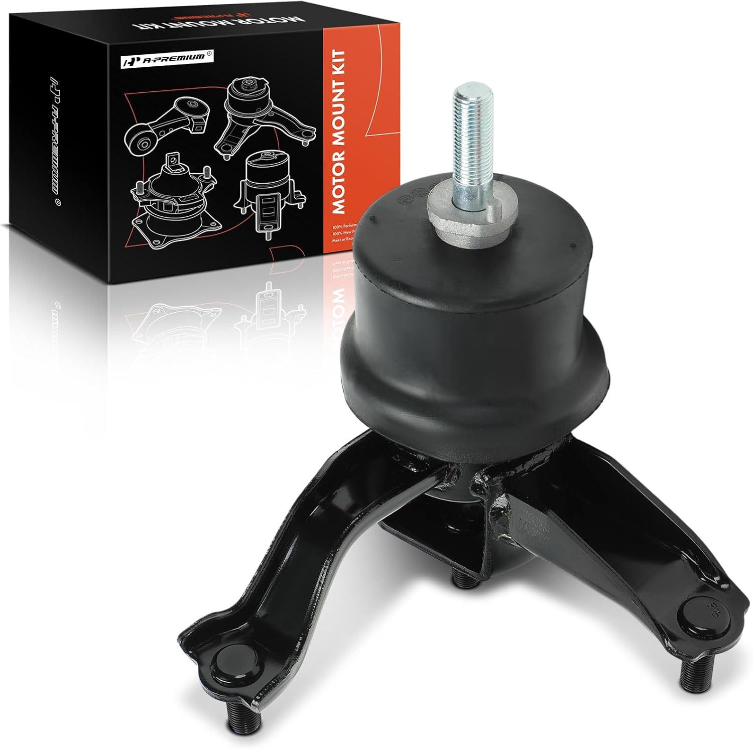 A-Premium Left Driver Transmission Mount Compatible with Toyota Highlander 2011-2019 3.5L & Lexus RX450h 2010-2015 3.5L, Automatic Transmission