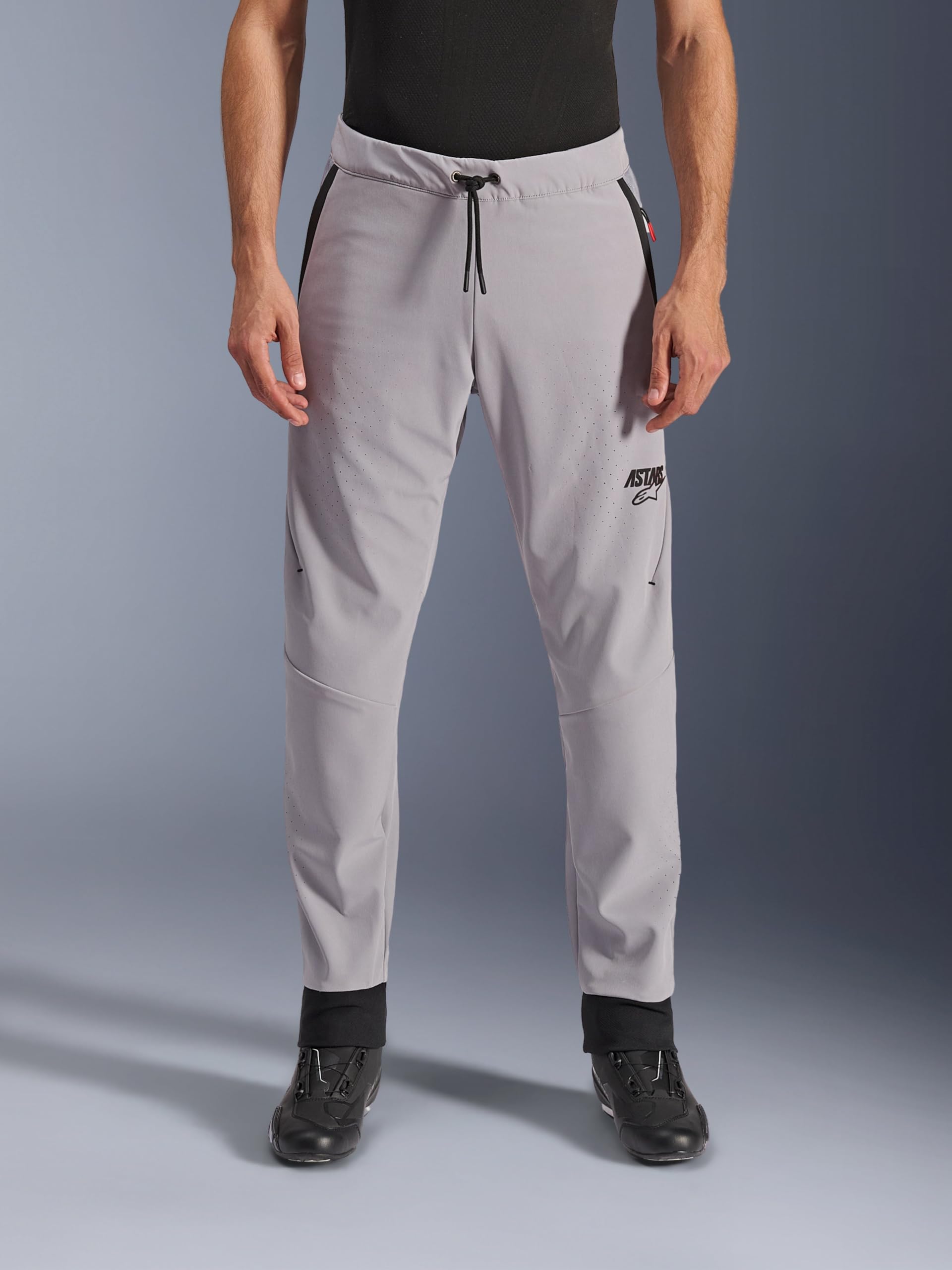 Alpinestars Aeroshell Airflow Pantaloni tessili per motociclette, grigio, S