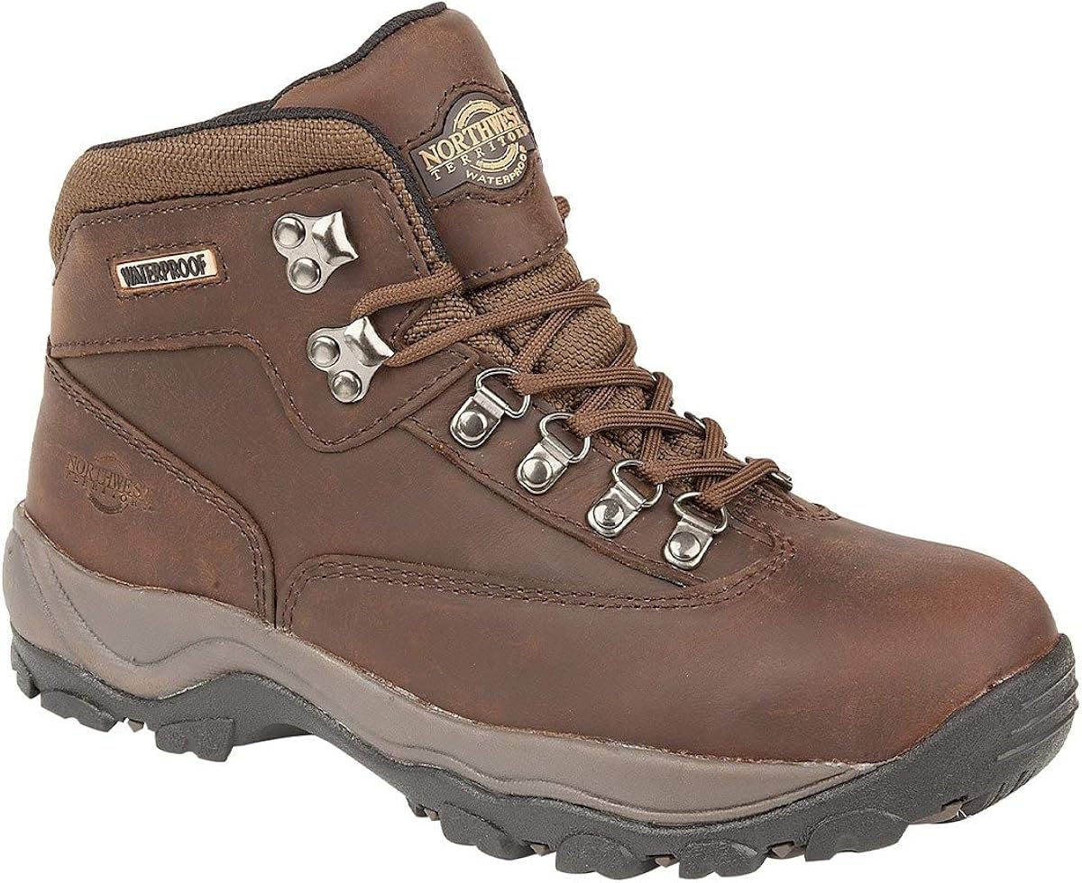 Northwest Territory Women's Peak Leather Waterproof Walking Hiking