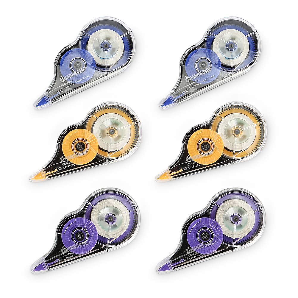 Bilibili Correction Tape, Correction Tape White Tape, Tape Eraser, 6