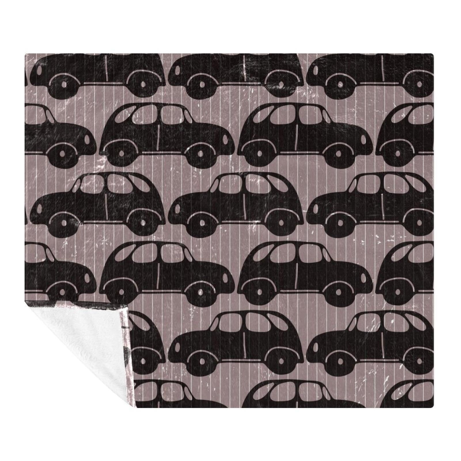 Couverture douce à rayures 150x200cm en microfibre légère pour lit et canapé
