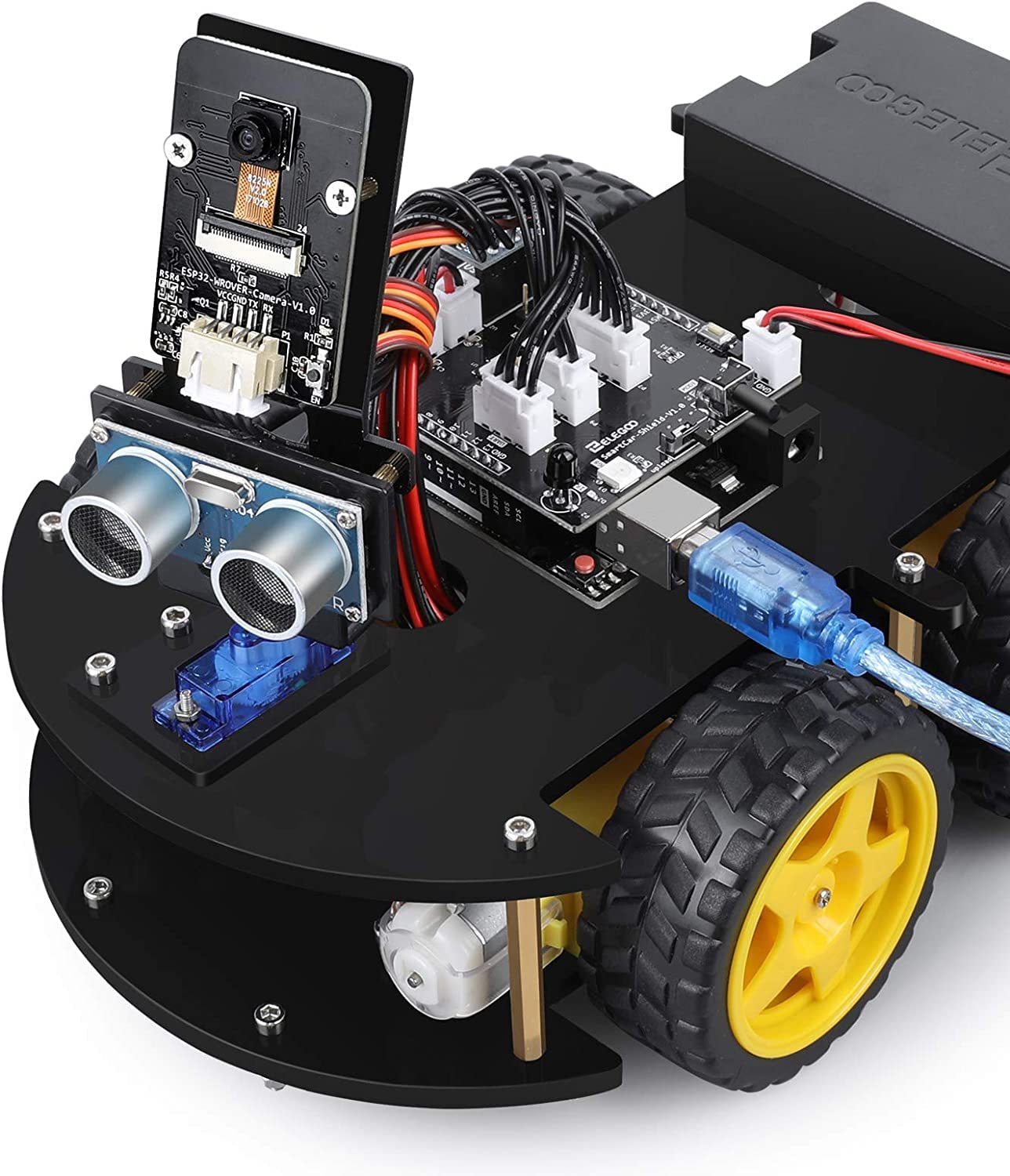 ELEGOO Kit de Coche Robótico Educativo y Stem de Juguete para Niño (Versión 4.0), STEM kit para Arduino