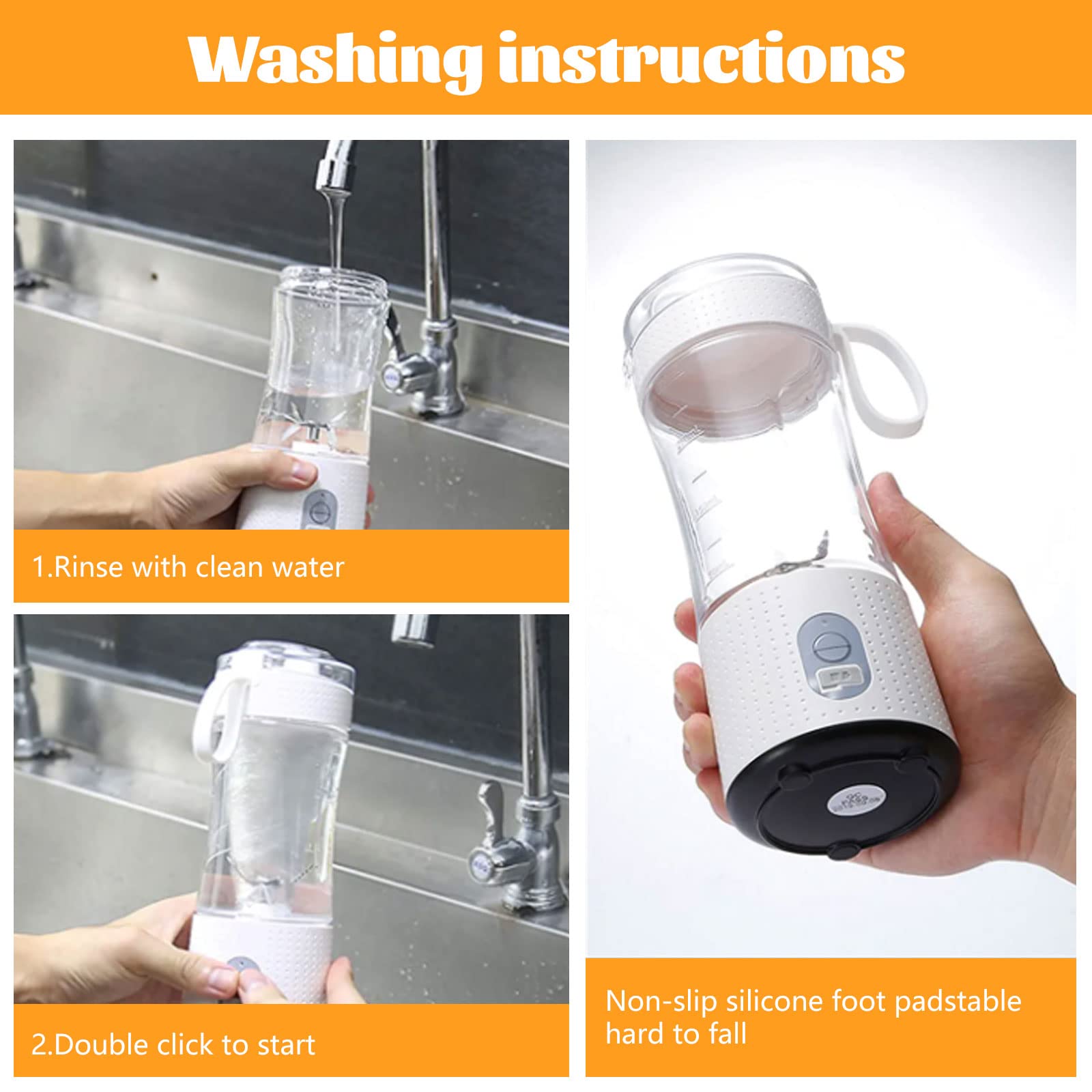 Nieuwe draagbare blender 600ML elektrische sapcentrifuge fruitmixers 4000mAh USB oplaadbare smoothie mini blender persoonlijke sapcentrifuge colorf kopen vanaf een prijs van 33
