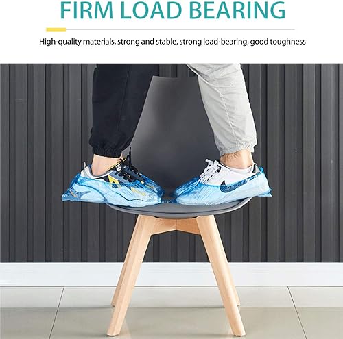 Vista 6 de Meihua Silla de cocina,Silla de comedor negra moderna,Silla moderna de mediados de siglo negro