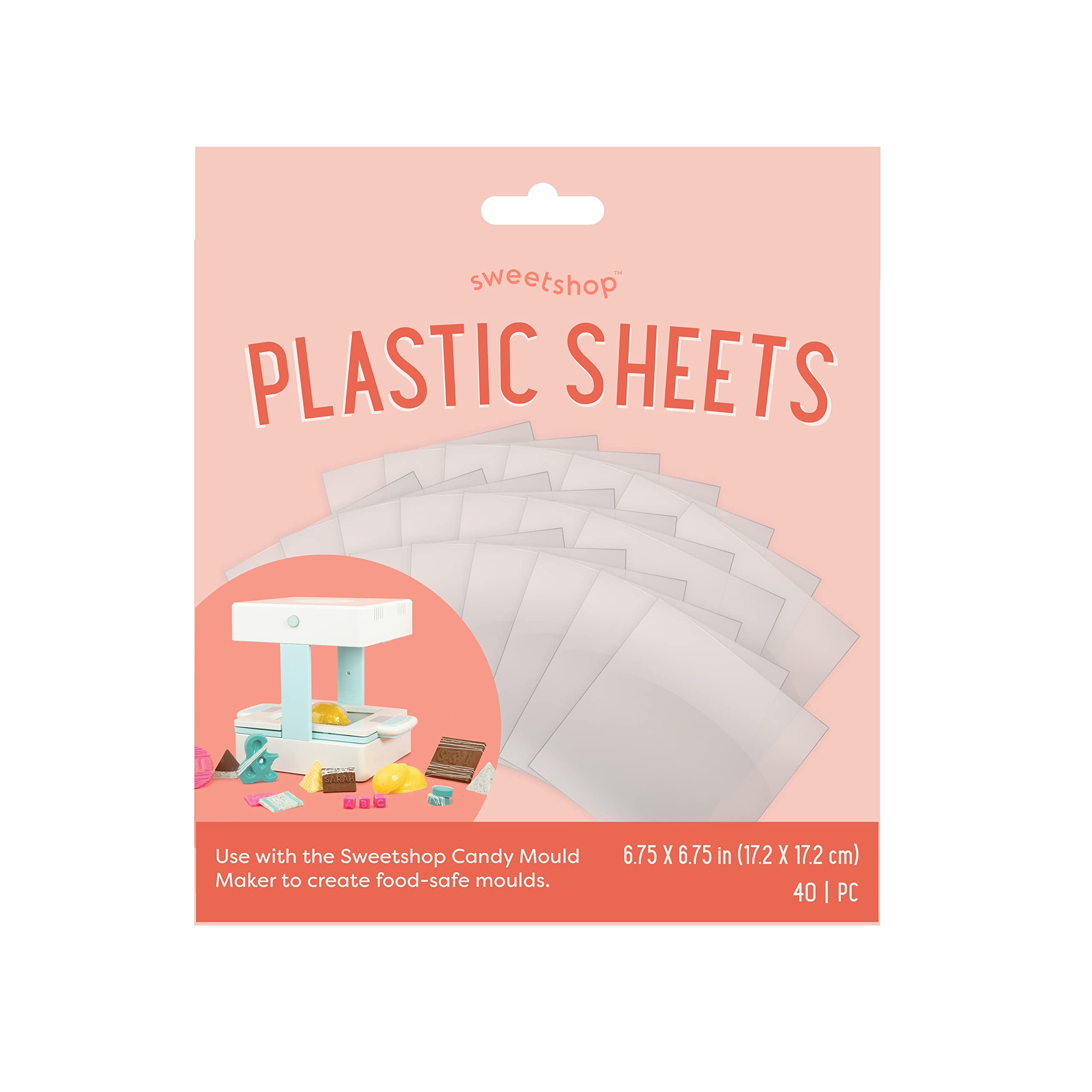 Moule plastique thermoformable Sweetshop Candy Mould Maker, 40 feuilles confiserie
