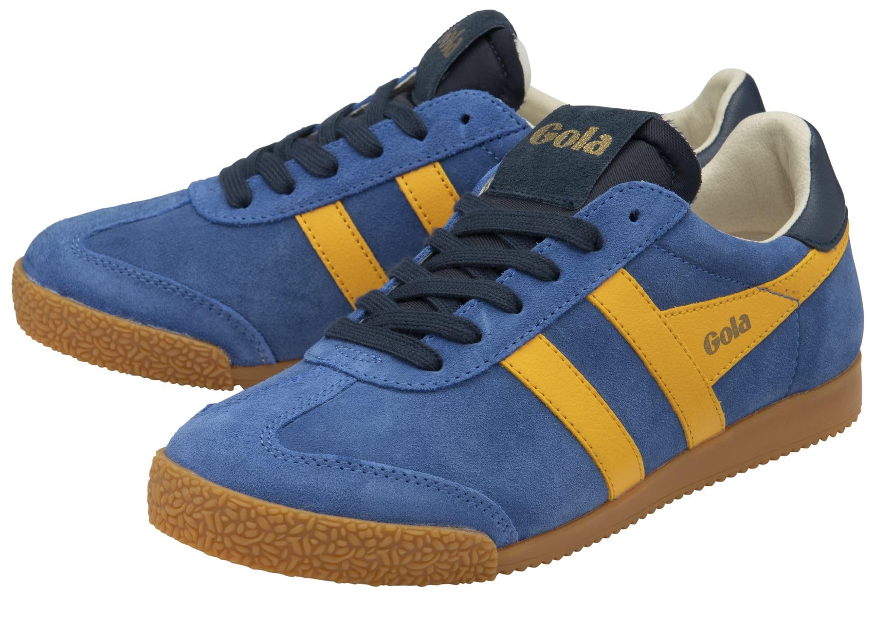Gola Elan Suede - Zapatillas deportivas para mujer, color zafiro, sol y azul marino