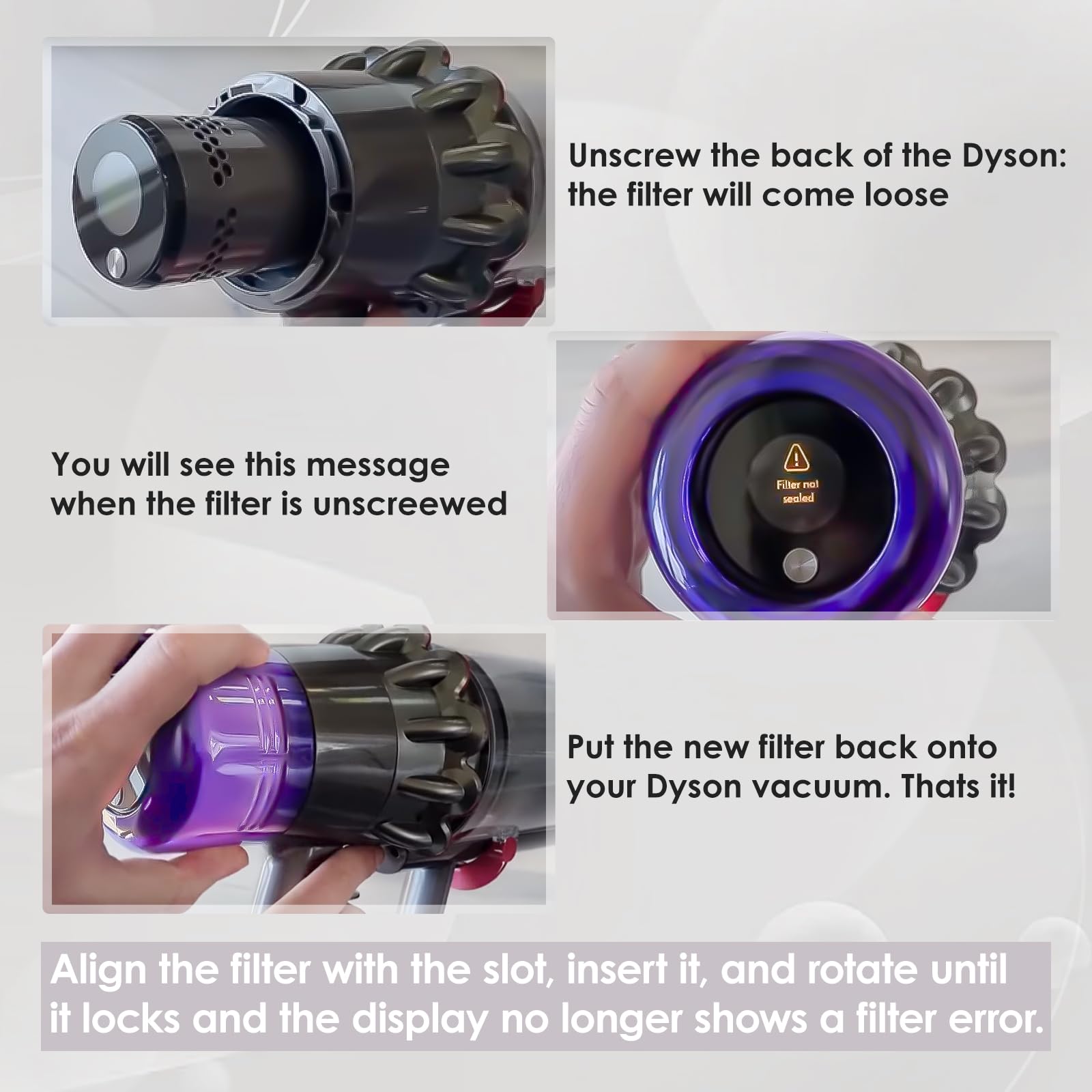 Dyson V11 Filter Replacement - 3 Pack -7