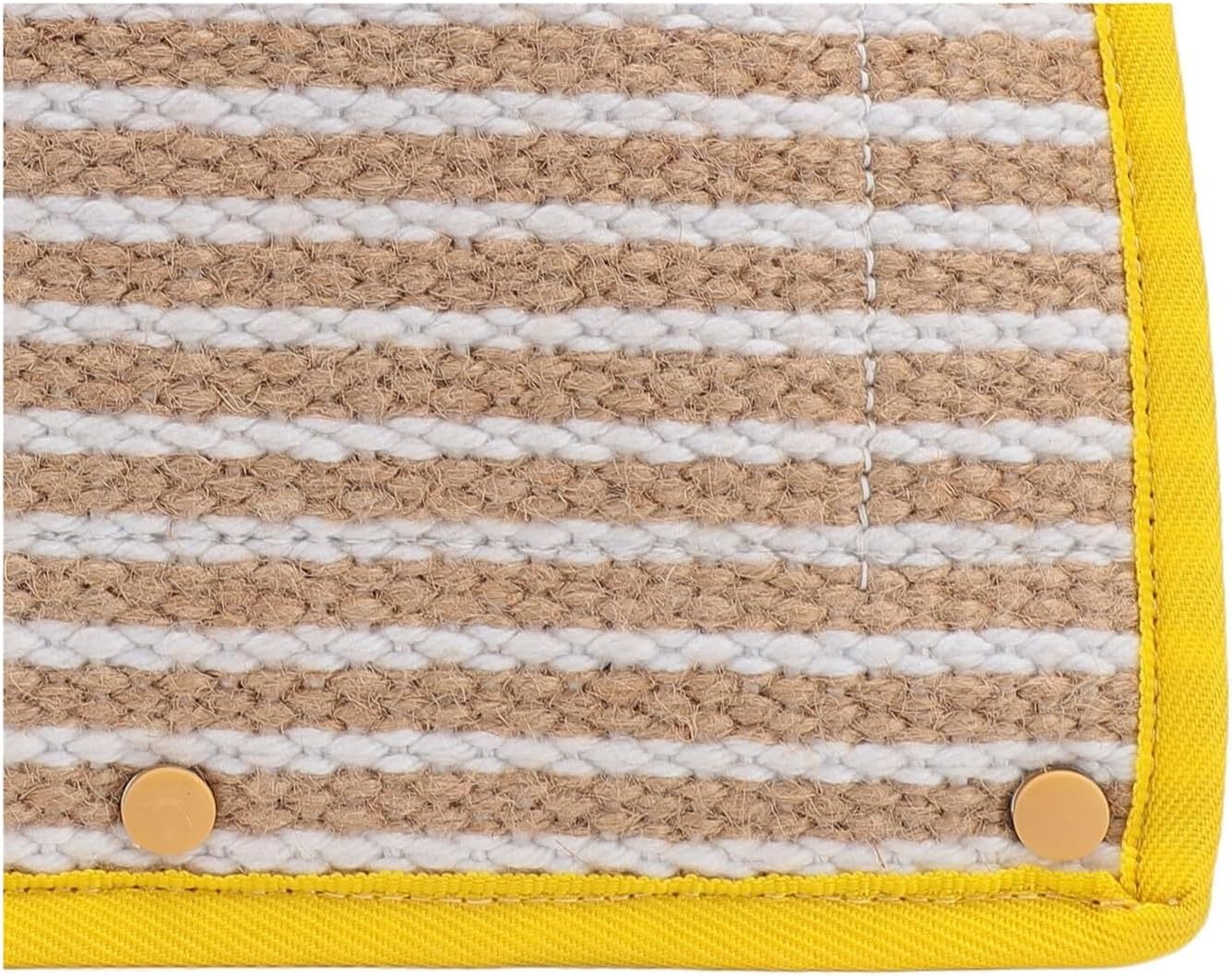 Dog Bite Pillow for Training and Play, Portable Jute Wedge Tug Toy with 3 Comfortable Handles, Durable Chew Wedge Applicable