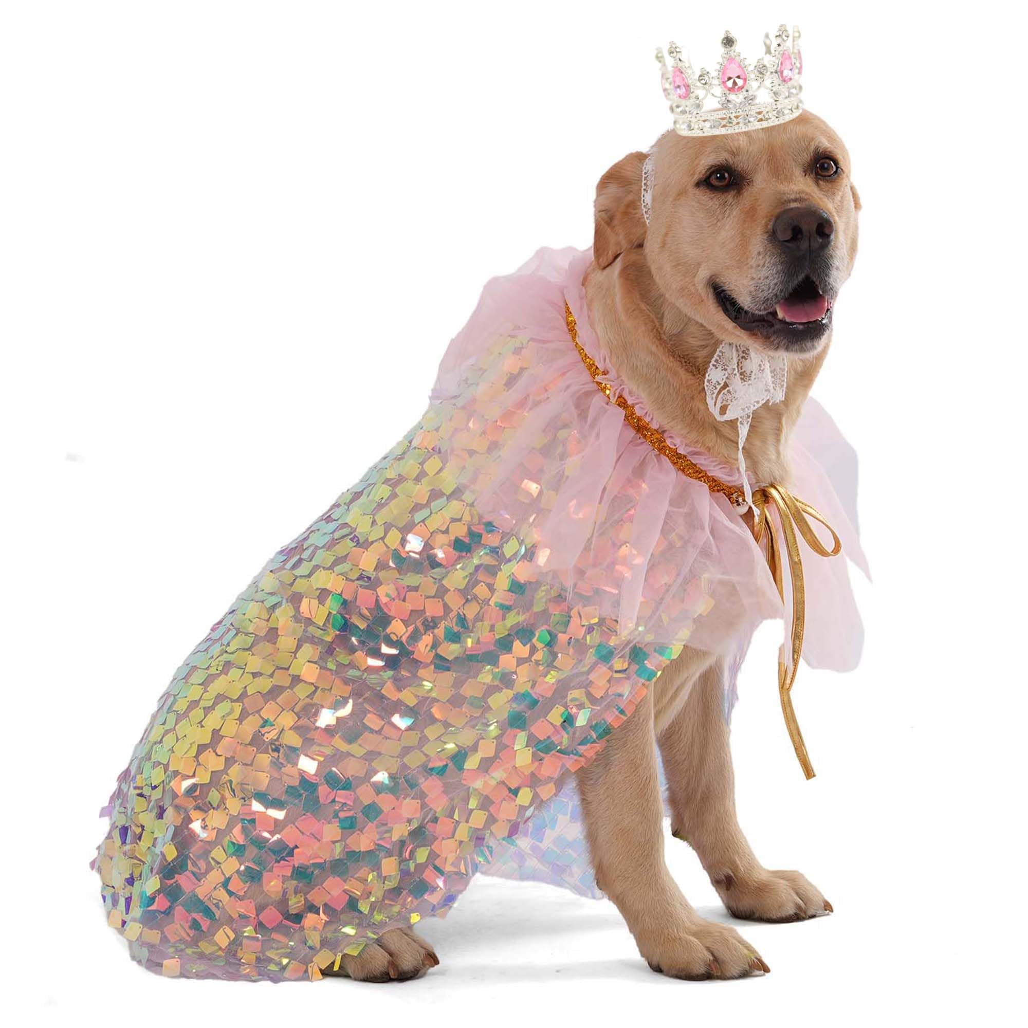FLAdorepet Dog Princess Dress Cape