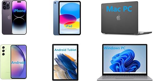 Miniatura 3 de IOOIOO Impresora térmica portátil sin tinta, para papel térmico tamaño carta de 8.5 x 11 pulgadas, tamaño A4 (plegado o enrollado), color blanco