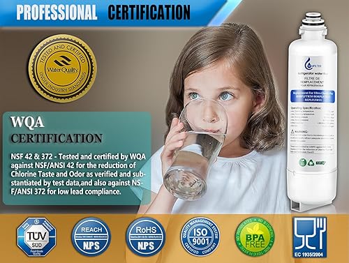 Miniatura 4 de BORPLFTR50 Repuesto para filtro de agua Bosch Ultra Clarity Pro, compatible con filtro de agua para refrigerador 11032531 12033030 BORPLFTR55