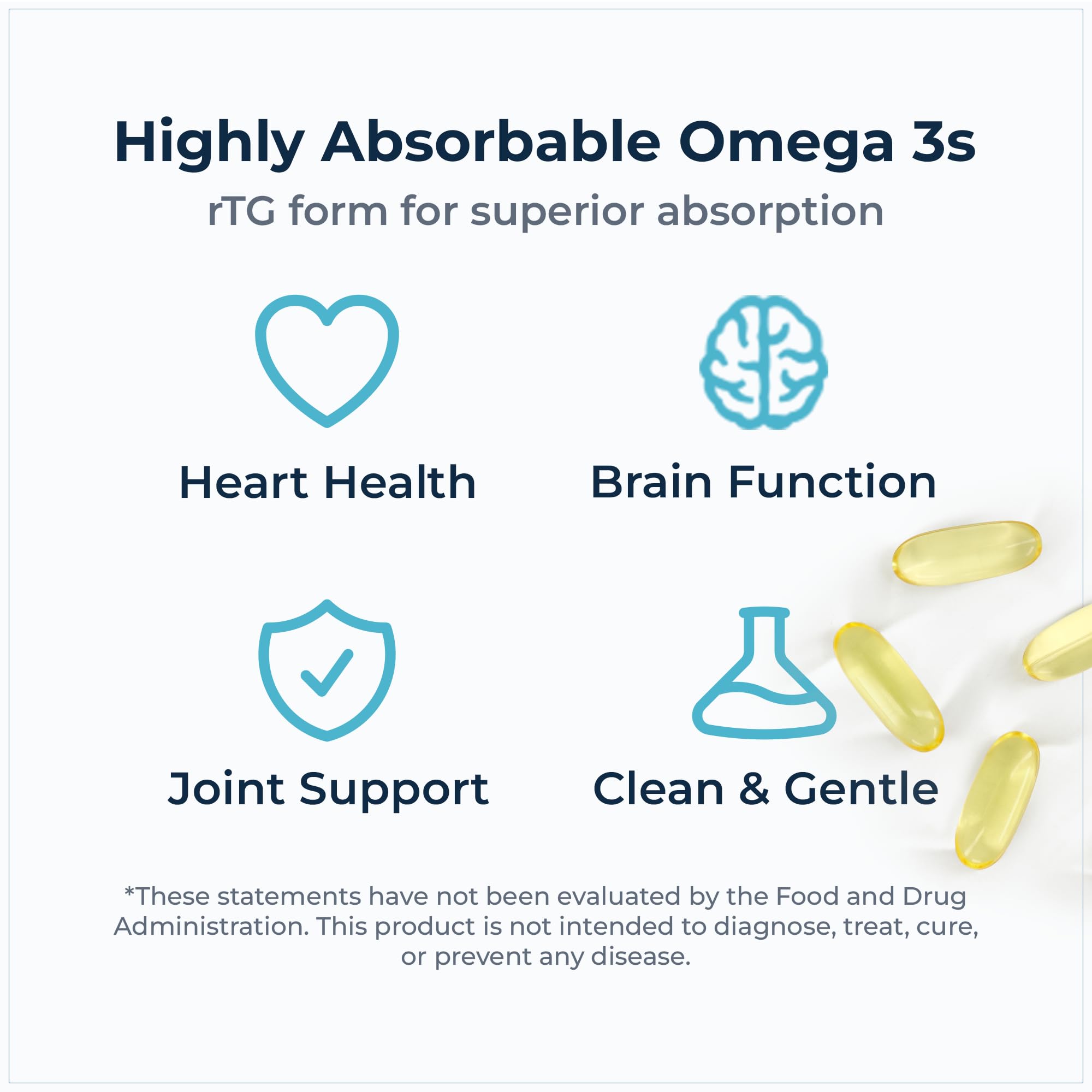 EPAX® Norwegian Omega-3 Fish Oil, IFOS Certified - 1000mg EPA & DHA, rTG Triglyceride Form, Third-Party Tested, No Fishy Burps - Heart, Brain & Joint Support - 120 Softgels — Amazon image 4