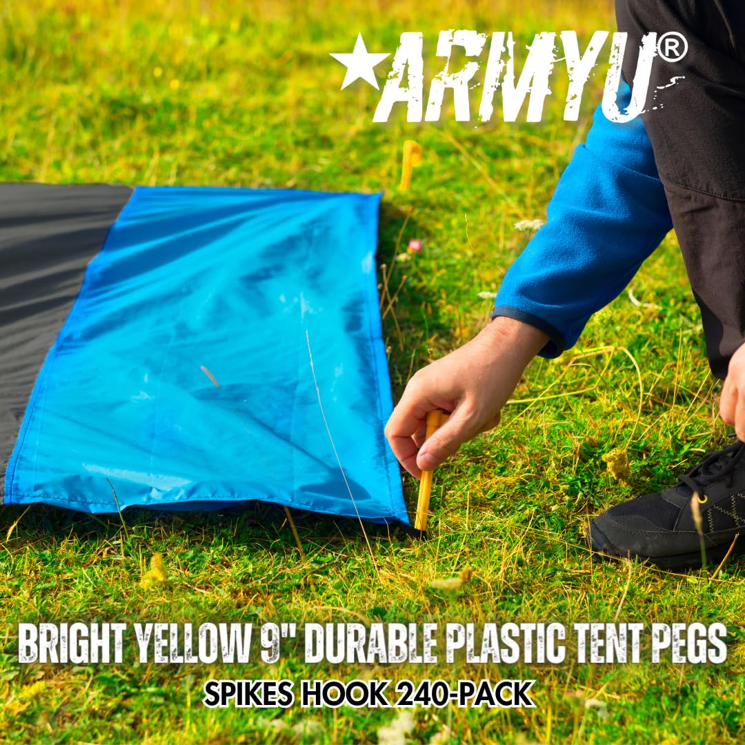 240-Pack Bright Yellow 9