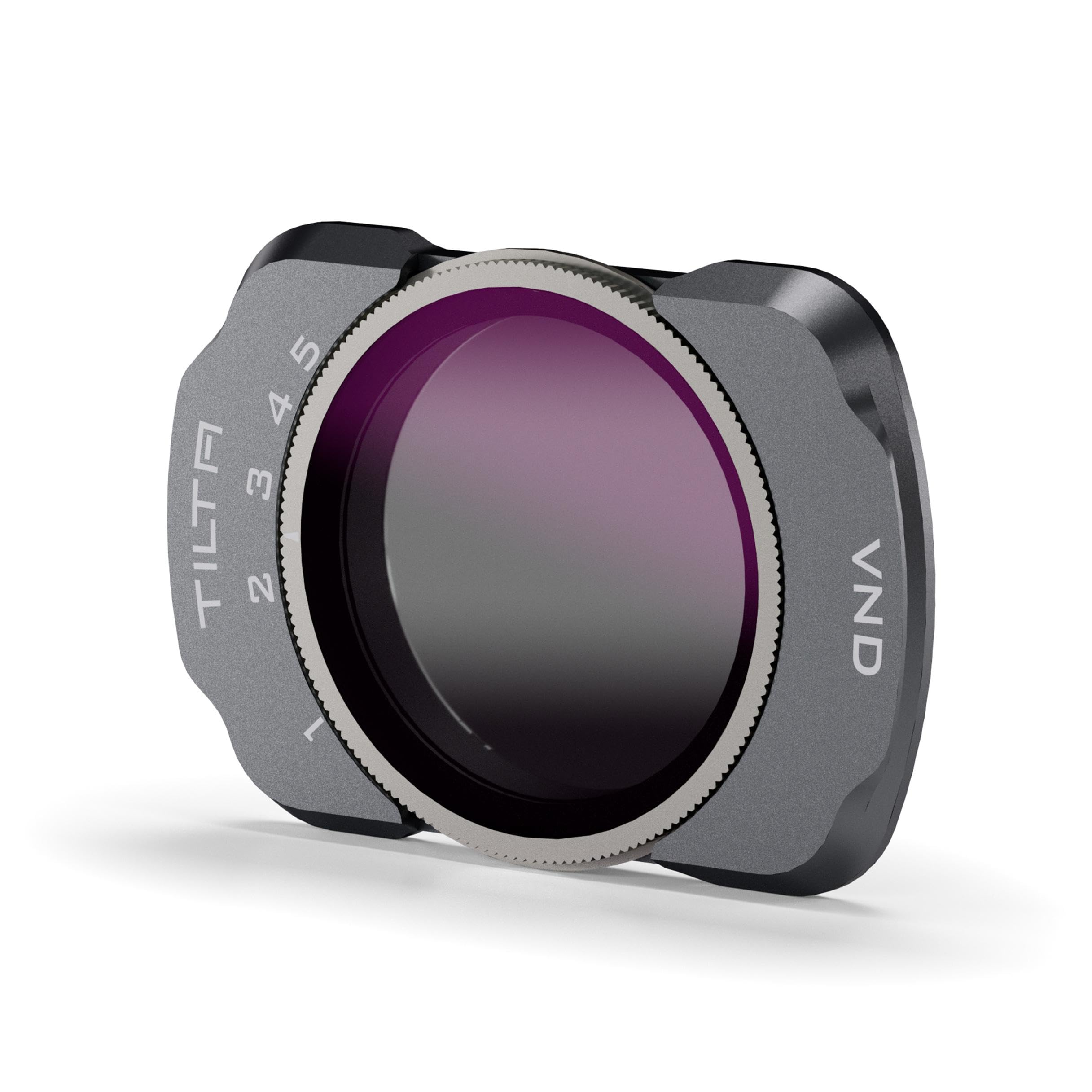 Tilta Pocket 4 Filtre Variable ND2-32, Filtre Magnétique VND 5-Stop Compatible avec DJI Osmo Pocket 3 Pocket 4, Verre Optique Ultra-Fin à Revêtement Polyvalent TF-OP3-VND