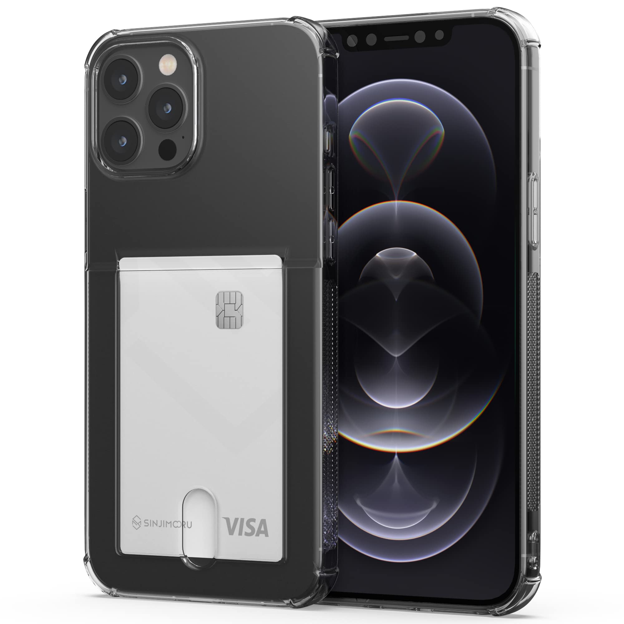 Amazon.co.jp: 【2in1機能付きスマホ透明ケース】Sinjimoru、iPhone