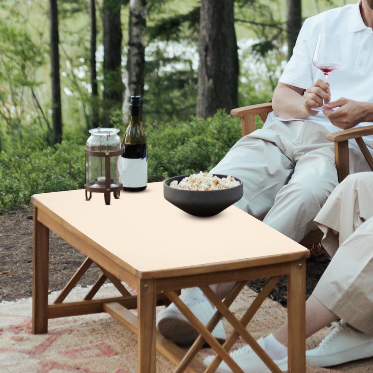 Mikinona Simple Style Outdoor Table Mat - Pu Leather Picnic Blanket Oil Table Cover for Camping for Picnics and Outdoor Gatherings